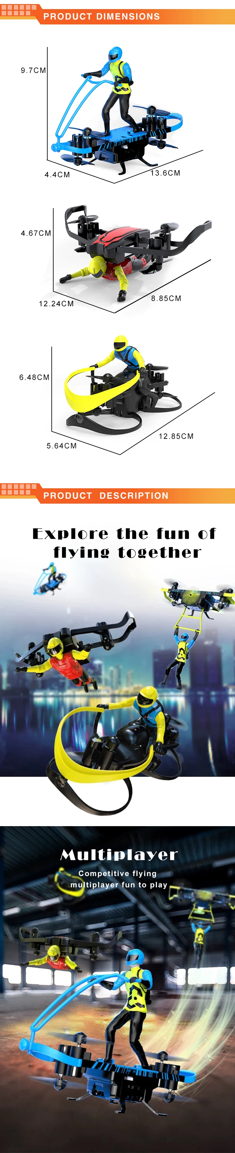 Amazon New products 2.4G quadcopter helicopter toys rc remote control aircraft