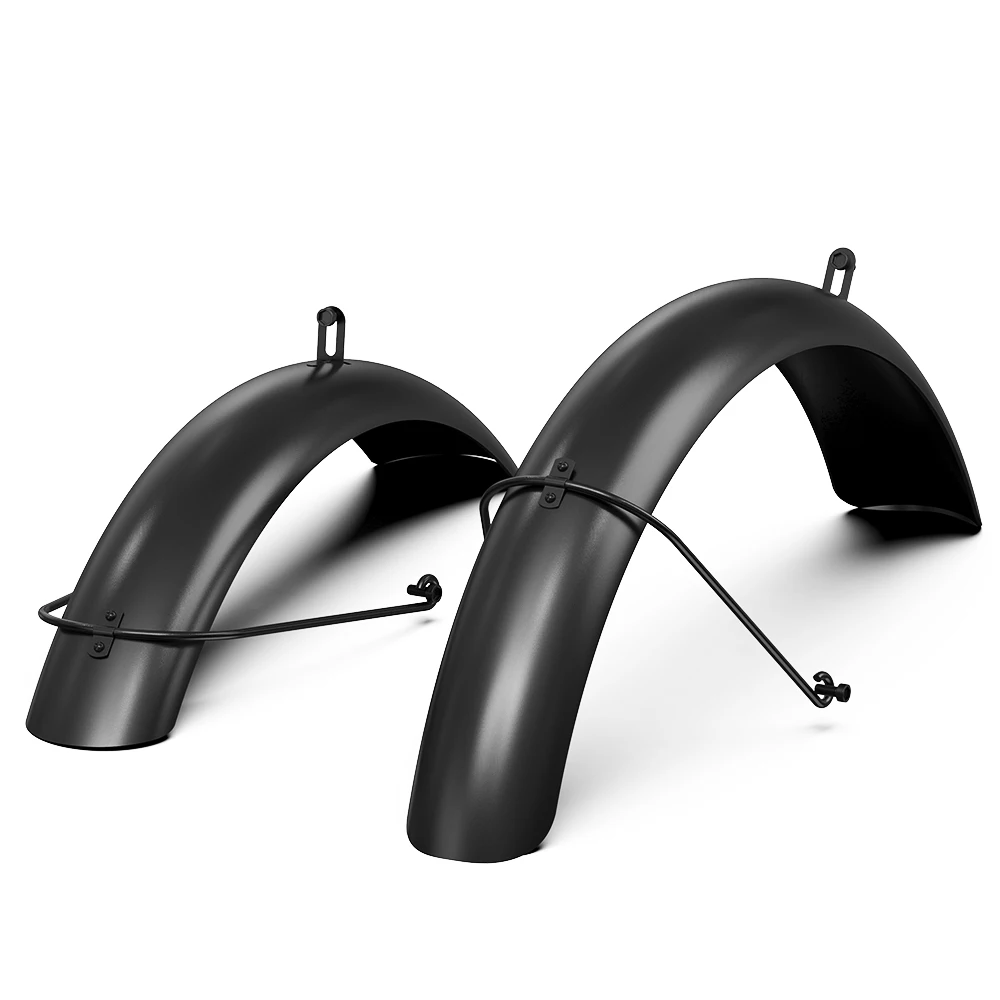 

ADO A20F fat tire folding electric bike fender bicycle fender mudguard, Black