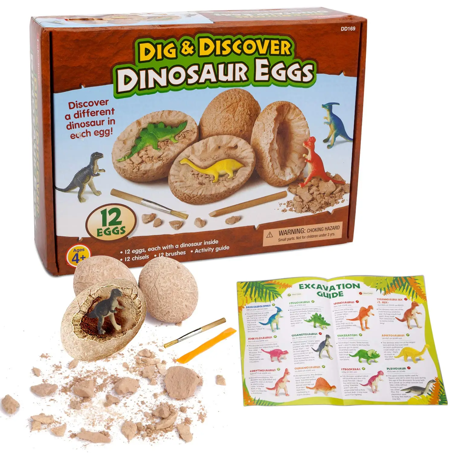 dinosaur egg fossil excavation kit