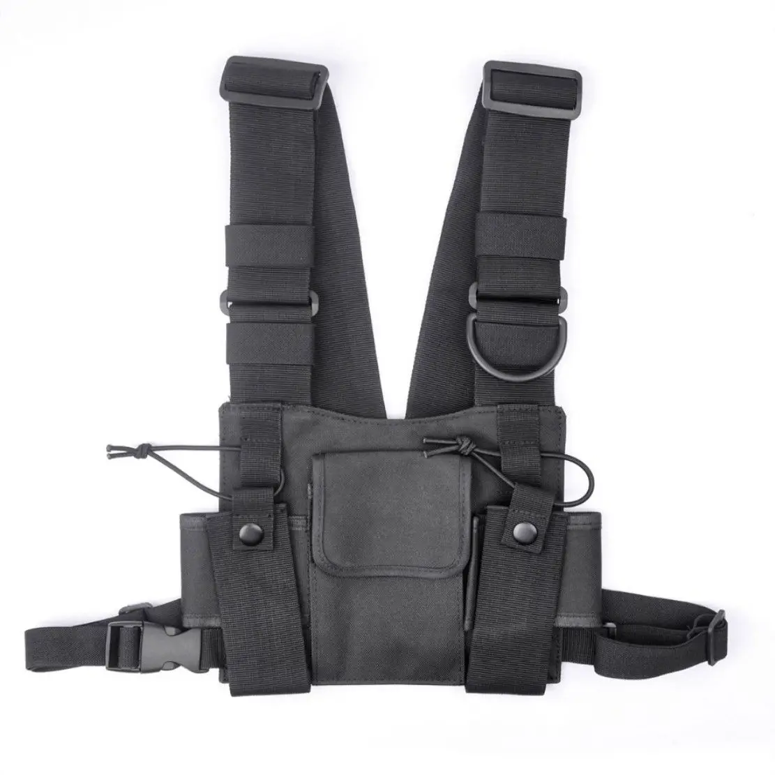 

Walkie Talkie Front Chest Pack UV 5R Radio Pouch Outdoor Harness Carry Bag for Baofeng UV 5R UV 82 Radio Station Backpack