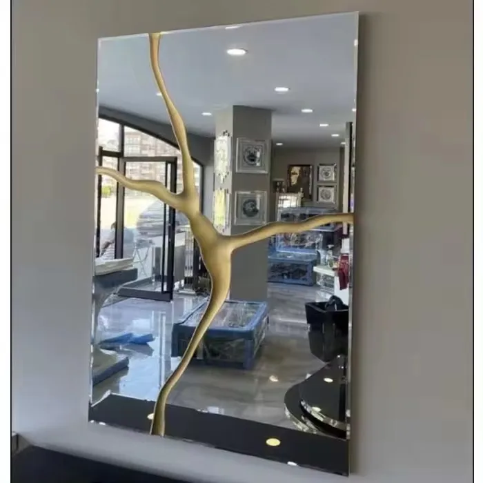 40X120CM Premium Decorative Wall Mirror Sleek Art Deco Design Enhanced HD Reflection for Full-Length Body Viewing New Home Decor