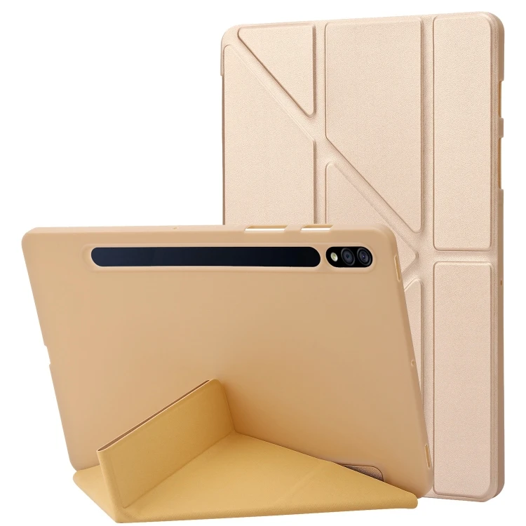 

dropshipping For Samsung Galaxy Tab S9 Tablet Cases Deformation Silicone Leather Shockproof Tablet Cover Smart Tablet Case