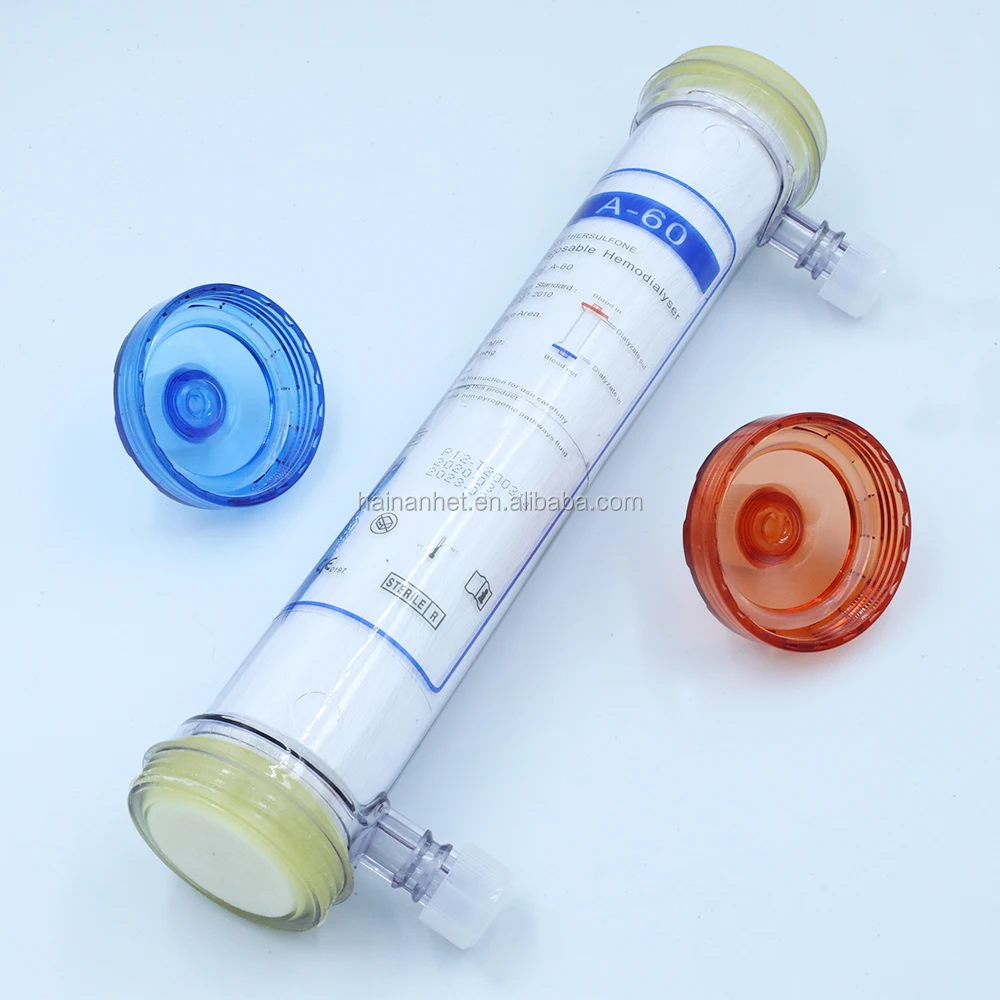 Hotsale 1.42.0m2 Hemodialysis Blood Dialyzers Medical Membrane Filter