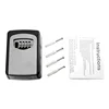 Outdoor Digit Wall Mount Combination Password Lock Aluminum Wall Mount Key Storage Secret Key Box Organizer Safe Security