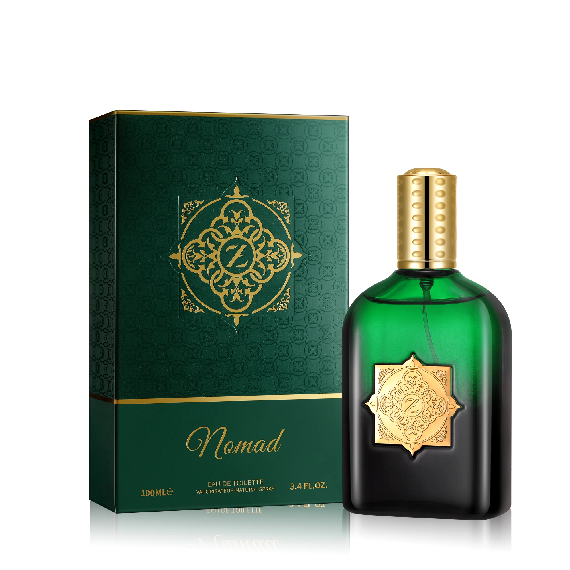 

ZuoFun New Design Arabic Perfume 100ML Men Charm Eau De Parfum OEM, Green