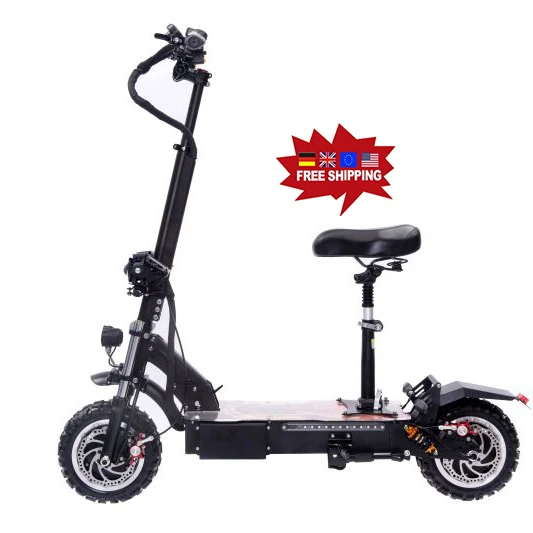 

2021 latest design high speed best price 60v 5600w dual motor off road mobility electric scooter for adults