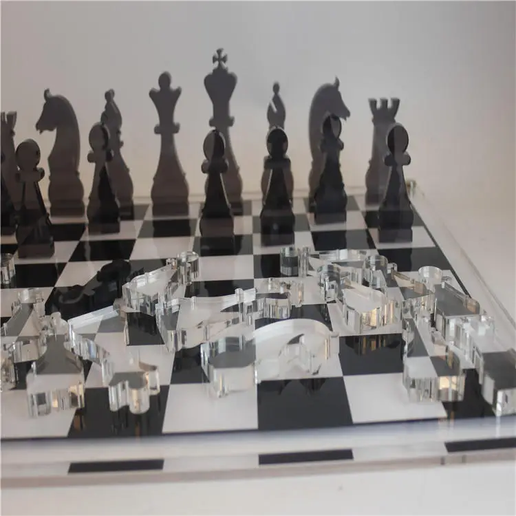 

Creative acrylic exquisite chessboard, Transparent