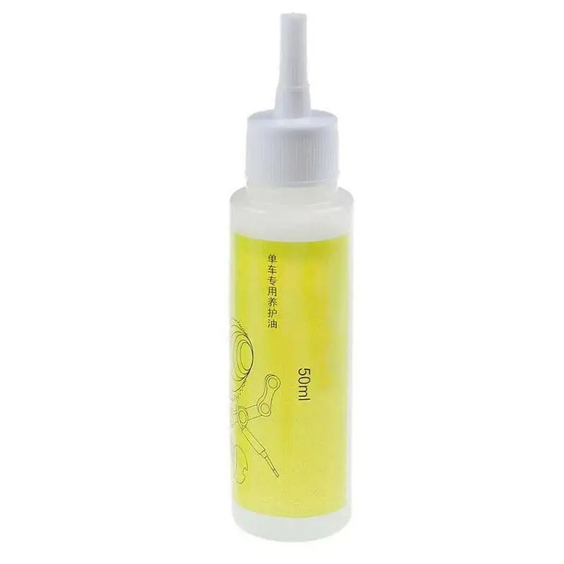 

50ML Bike Chain Repair Grease Lube Lubricant Bicycle Accessories 1 PC Cycling Bicycle Chain Lubricant Oil Cleaner, Yellow