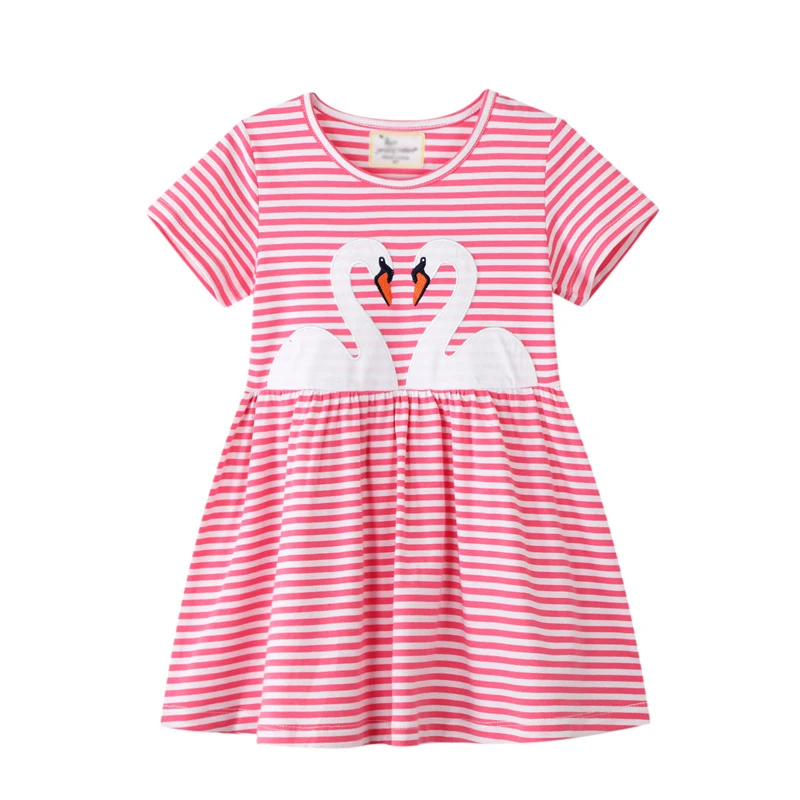 

Cross-border Amazon children's clothing summer girls short-sleeved dress princess skirt