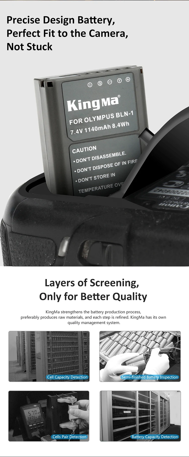 Kingma Bln 1 Battery For Camera And Lcd Dual Charger Set For Olympus Em1 Em5 Ep5 M2 Pen F Buy Charger For Olympus Em1 Em5 Ep5 M2 Pen F Bln 1 Charger Compact Dual Charger Product On