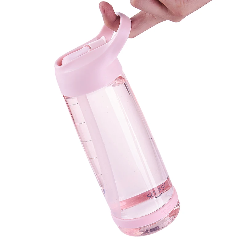 

Sports Bottles Outdoor Water Bottle with Straw Eco-friendly with Lid Hiking Camping, As photo