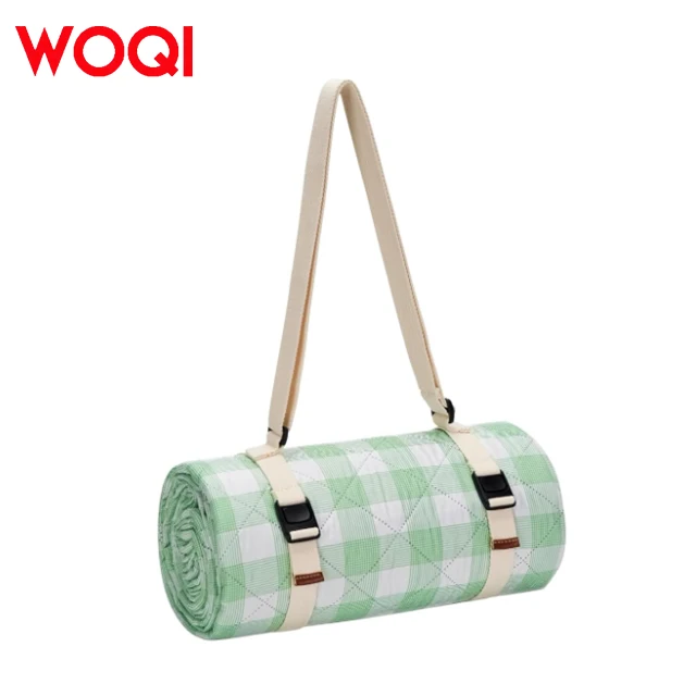 WOQI Outdoor Waterproof and Sand Proof Enlarged and Thickened Camping Beach Picnic Mat Camping Blanket