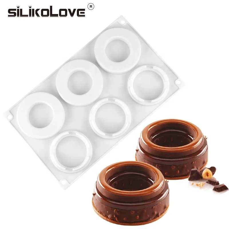 

SILIKOLOVE new silicone mould round silicone molds for cake mousse dessert doughnuts top quality, As picture or as your request