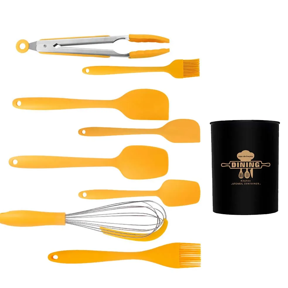 

Summer 2021 Hot Sale Kids Baking Cooking Tools Utensils Set Scrapers Silicon kitchen Tools set For Childrens, Customized