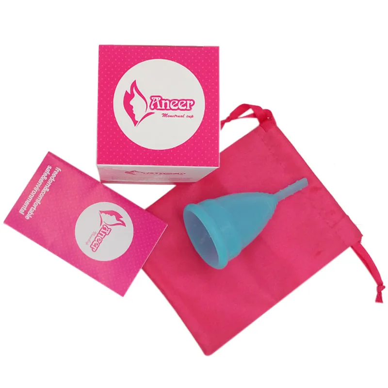 

Custom Colors Girls Reusable Medical Safe Menstrual Cup Collapsible