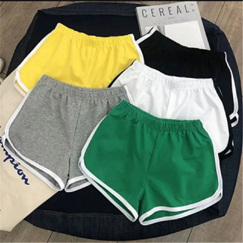 

Casual sports shorts loose girl Beach Hot Pants fitness leisure running pajamas all-match bottoming wide-leg pants, Picture showed