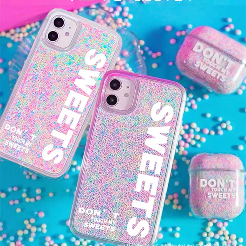 

Ins Influencermobile Phone Case For 12pro Max Candy Quicksand Mobile Phone Case For IPhone Phone Case, 3 colors