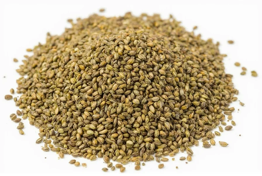 Various spice substitutes arranged for coriander seeds replacement