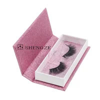 

Wholesale Private Label 3D Faux Mink 25MM Eyelashes Vendor Eye Lash Custom Packaging Box