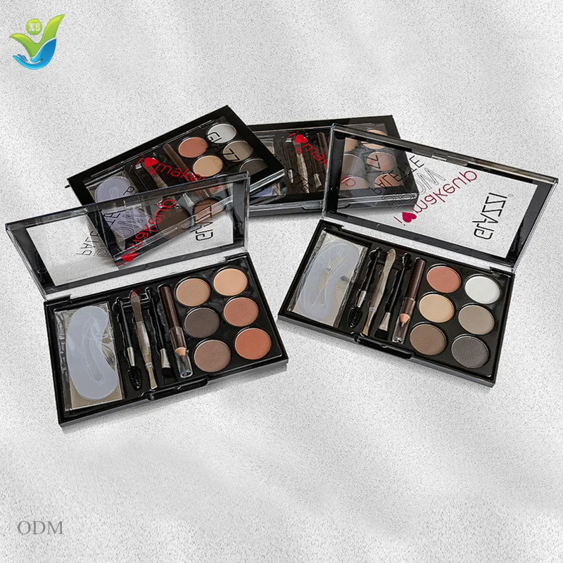 

Private label Set waterproof pigment private label eyebrow powder palette