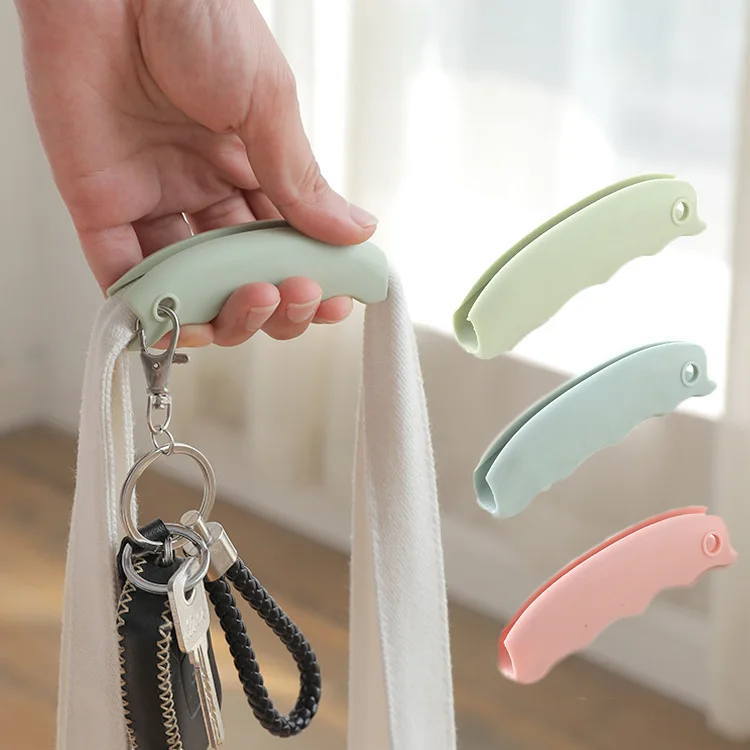 

Silicone anti-strangler labor-saving vegetable lifter Plastic bag handle grocery shopping carrying sharpener