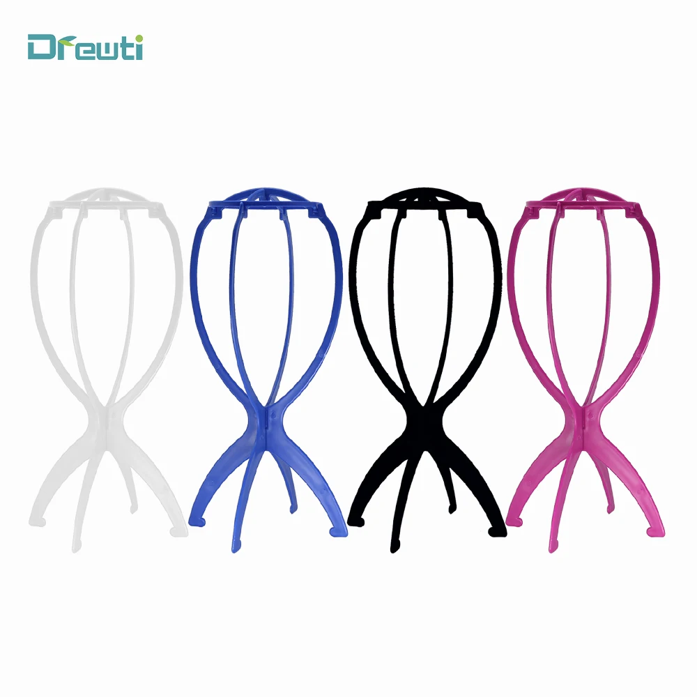 

Wigs Stand Hair Accessories Portable Folding Top Quality Wig Hat Holder Support Display, Customized color