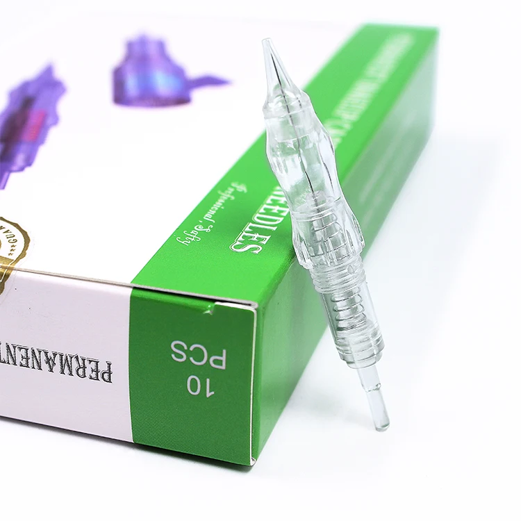 

Free Shipping Screw Cartridge Needles for PMU, OEM Acceptable Permanent Makeup Cartridge Needles for Dermografo Biomaser, Transparent