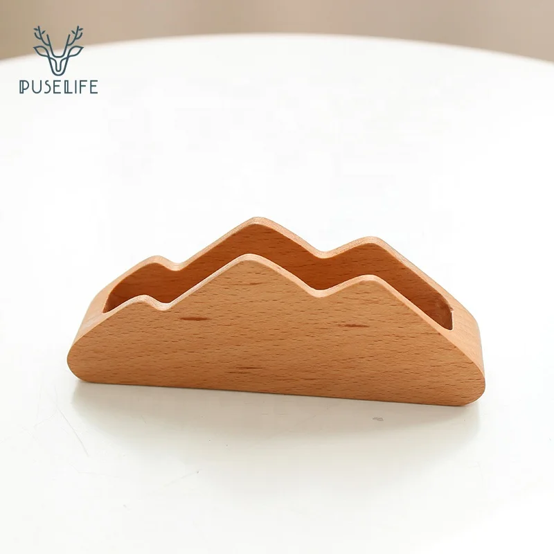 

Factory price custom printed different shaped business wooden cardcase, Original wood color