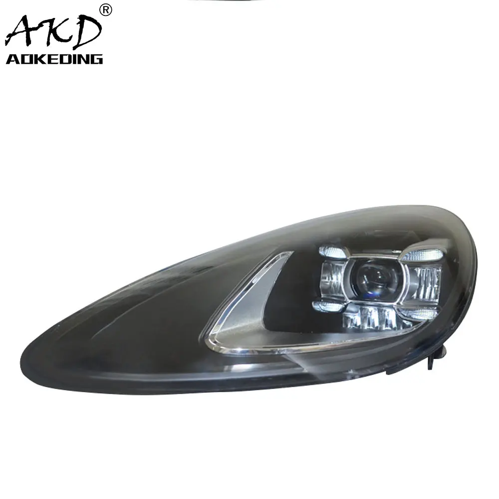 

AKD Car Styling Head Lamp for Cayenne LED Headlight 2011-2014 Upgrade New Model headlights DRL High Beam Low Beam