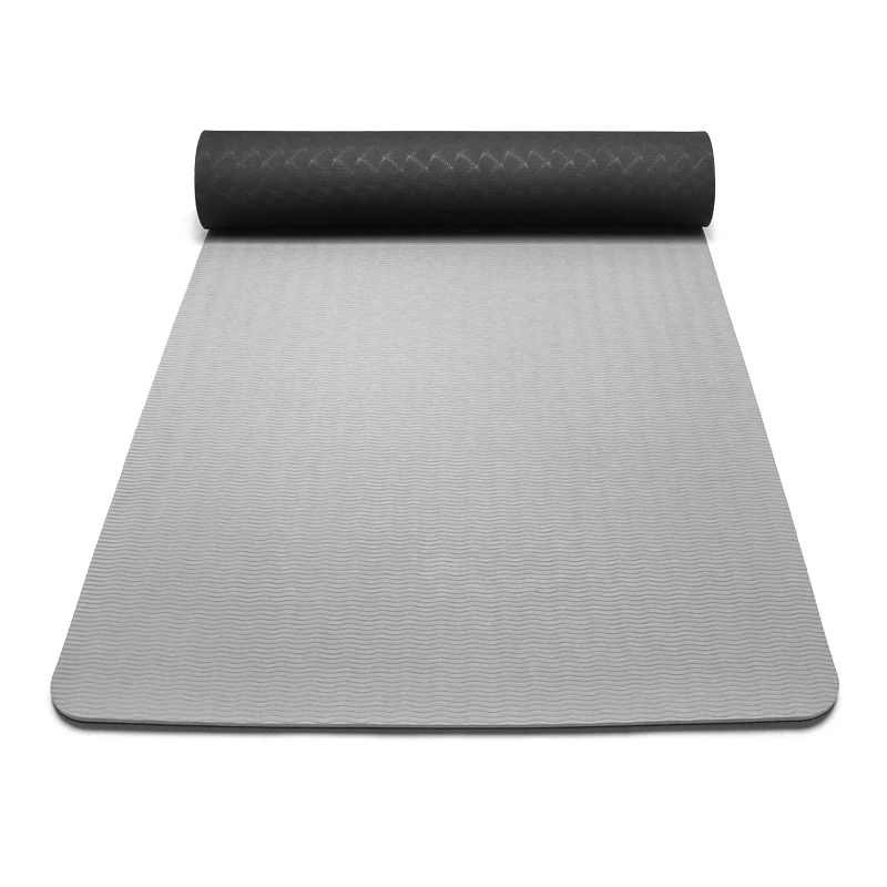

Keepeak Tpe Natural Recycled Eco Friendly Double Color anti slip Yoga Mat