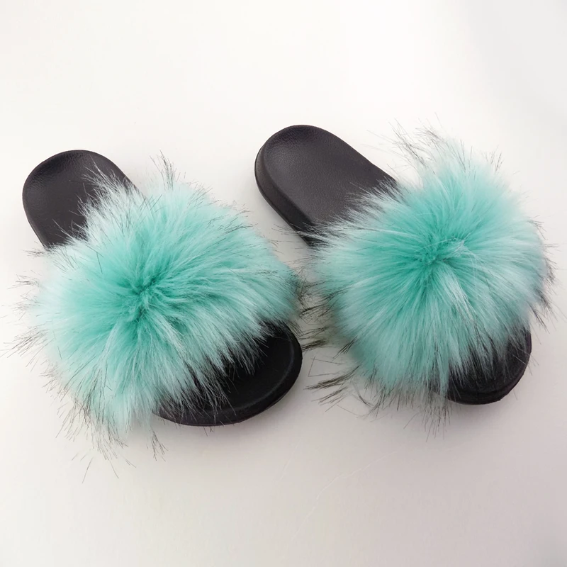 

EVA indoor outdoor ladies' fur slipper, Red ,black ,green ,orange ,brown and so on