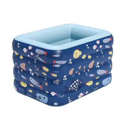 

Summer New Wireless Automatic Inflatable Swimming Pool Large Outdoor Pvc Plastic Pool Baby Children's Home Swimming Pool, Blue