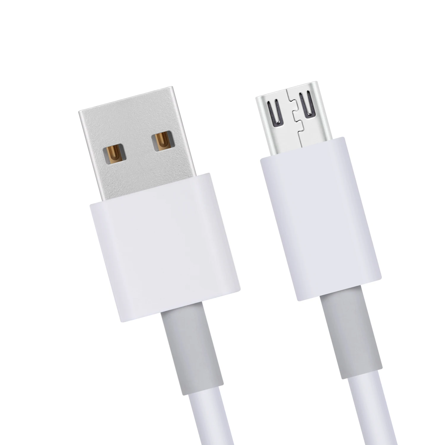 

High Quality in Bulk 1M Micro 2.4A Fast Charger Usb Charging Data Cable For OPPO V8 Micro, White