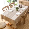 Fashion tablecloth fabric linen simple home dining tablecloth coffee table cloth