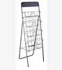Portable Magazine Rack with 10 Pockets for 8.5 x 11 Inches Catalogs