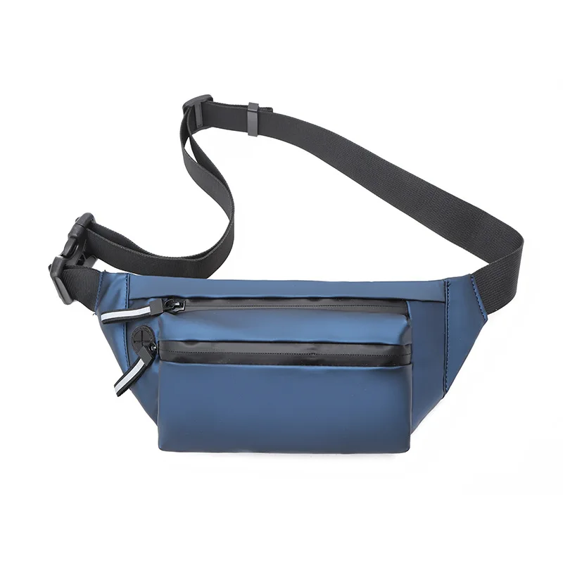 

New Waterproof Fanny Bag Mens Cross Body Bag Large Capacity Multi-functional Wallet Sports Waist Bag, 5 colors available