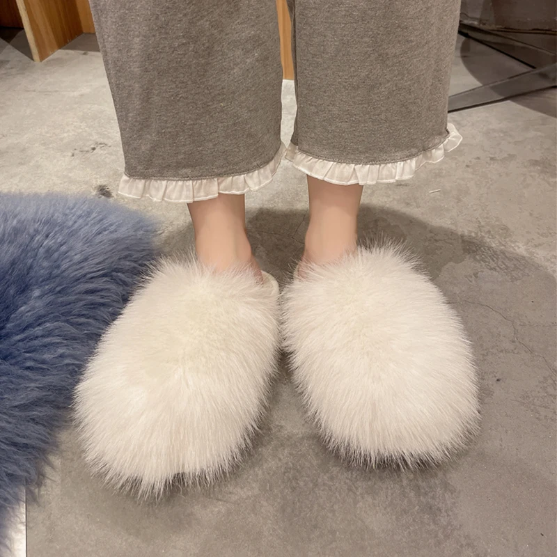 

Women's indoor nonslip winter warm fluffy slippers soft cute bedroom slides for girls, Multi color
