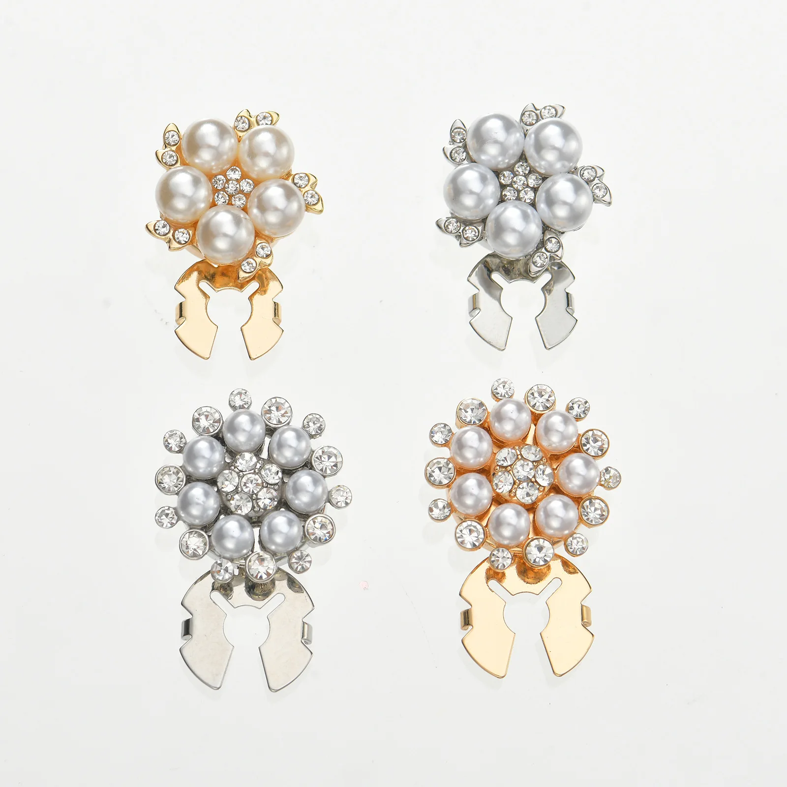 JFRB117 Custom Rhinestone Button Cover Cufflinks Fashion Jewelry Button Covers For Women Shirts