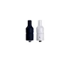 black /white color ceramic coil donut wax atomizer with dab tool full ceramic 2.5ml ceramic/Glass tip dry herb Vape pen tank