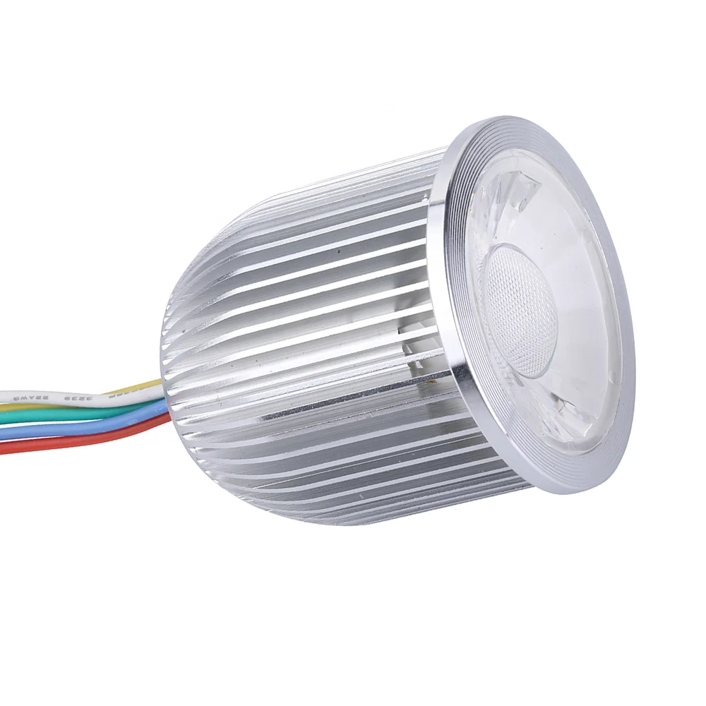 8W mr16 gu10 spotlight suitable for Loxone or knx Smart Home Automation dmx dali dimmable 24v rgbw spot