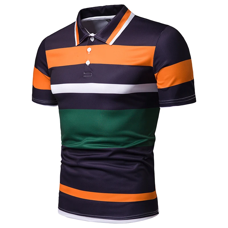 

Custom new pattern man custom polo shirt design color combination polo t shirt factory cheap price