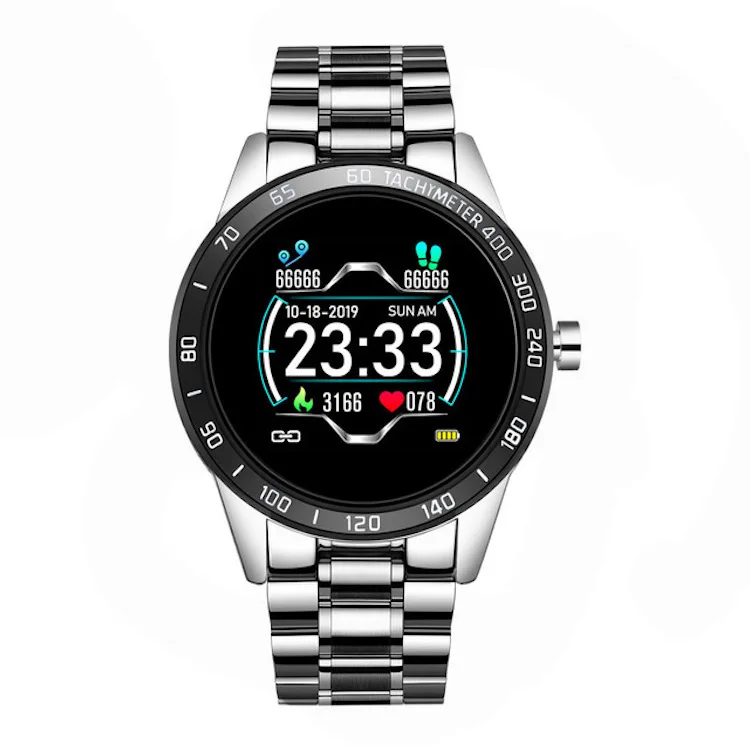 

New Smart Watch Men LED Screen Heart Rate sensor Blood Pressure Fitness tracker Sport Watch waterproof smart band, Black,silver,gold
