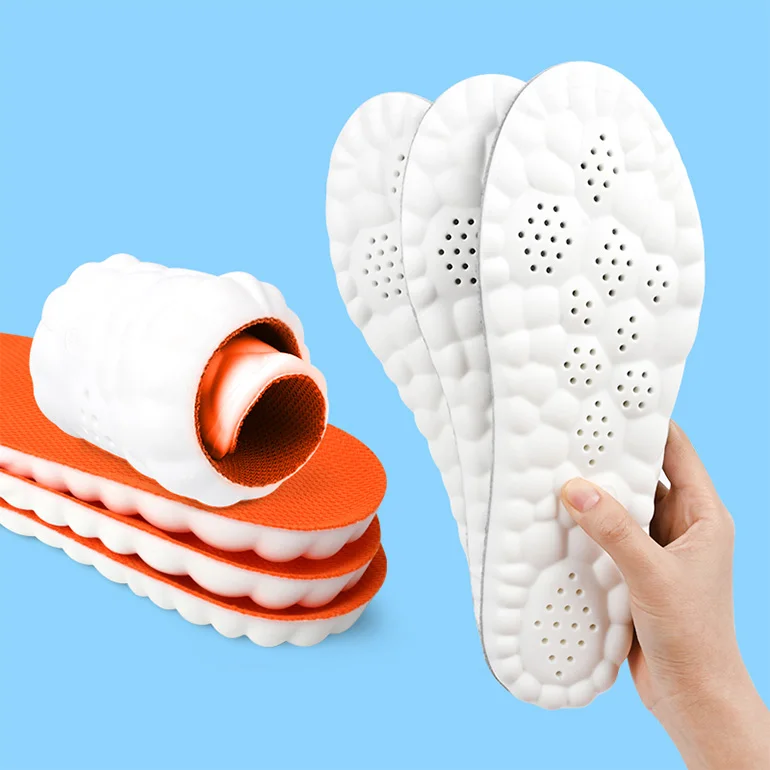 JOGHN Soft Pu Sneaker Jump Insole Health Insoles Shoe Heel Logo Insert Grip Shoe Inserts Ski Keep Warm Winter Insoles