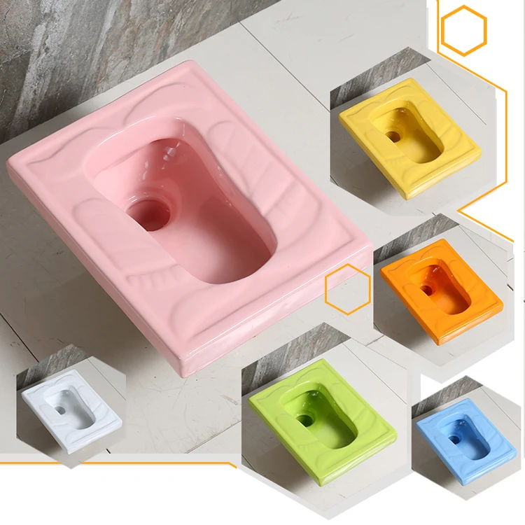 
children toilet squat pan colorful kindergarten toilet 