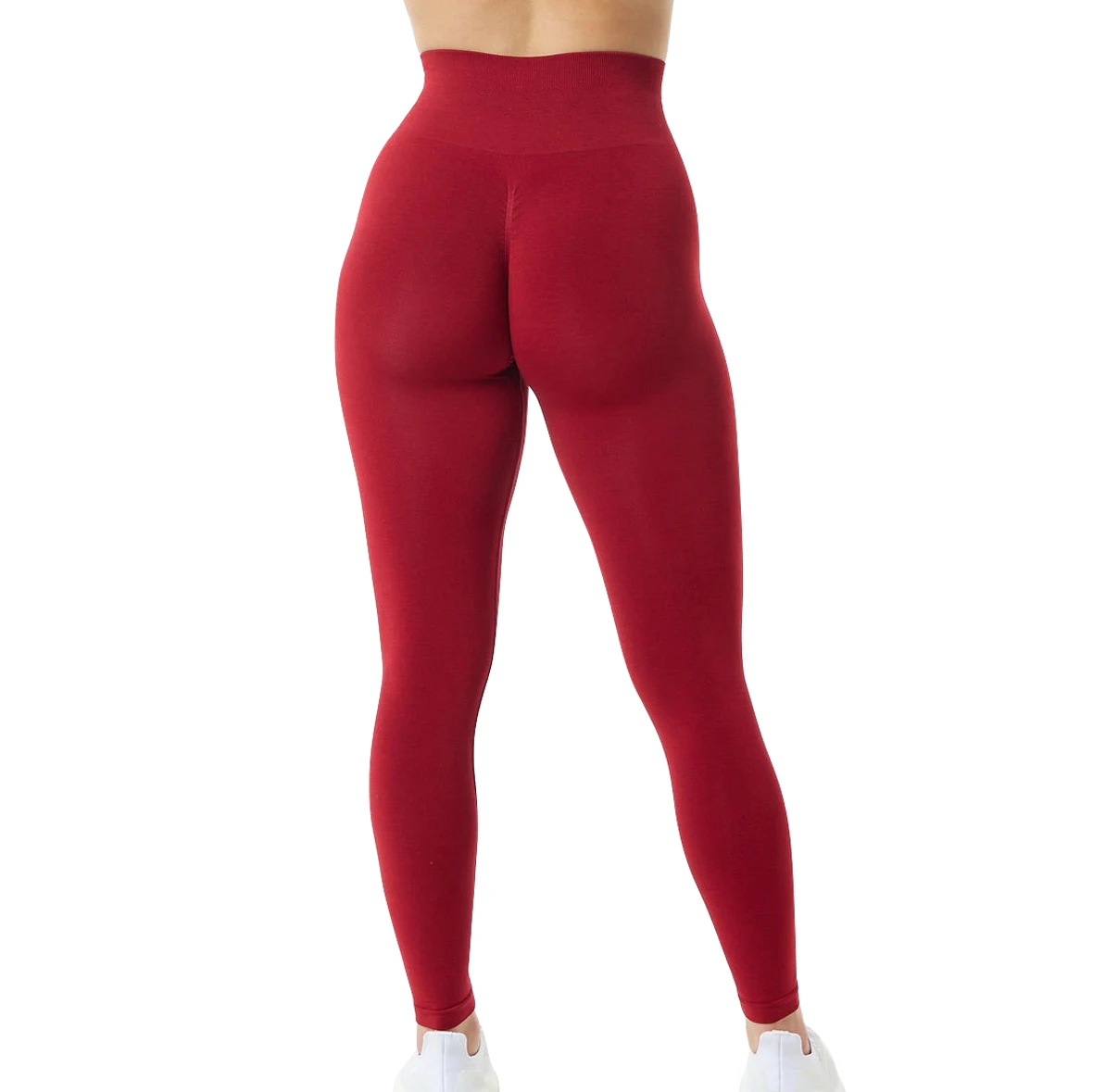 Women Elastic Soft Quick Dry Scrunch Butt Seamless Active Leggings