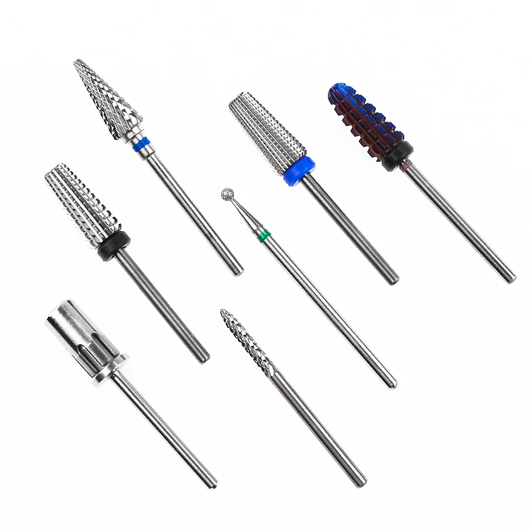 

New arrival multiple nail drill bits for Removing Gel Nail portable Tungsten Carbide Diamond Nail Drill Bits Set