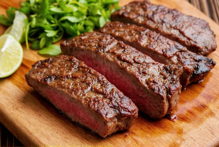 Classic citrus-based carne asada marinade in a bowl