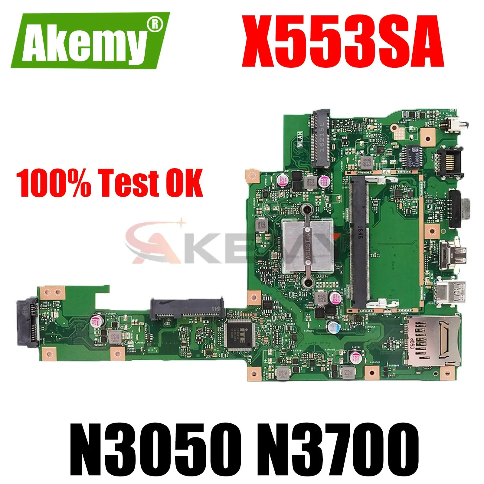 

X553S Mainboard For ASUS X553SA P553SA D553SA A553SA F553SA Laptop Motherboard With CPU N3050 N3700 DDR3L