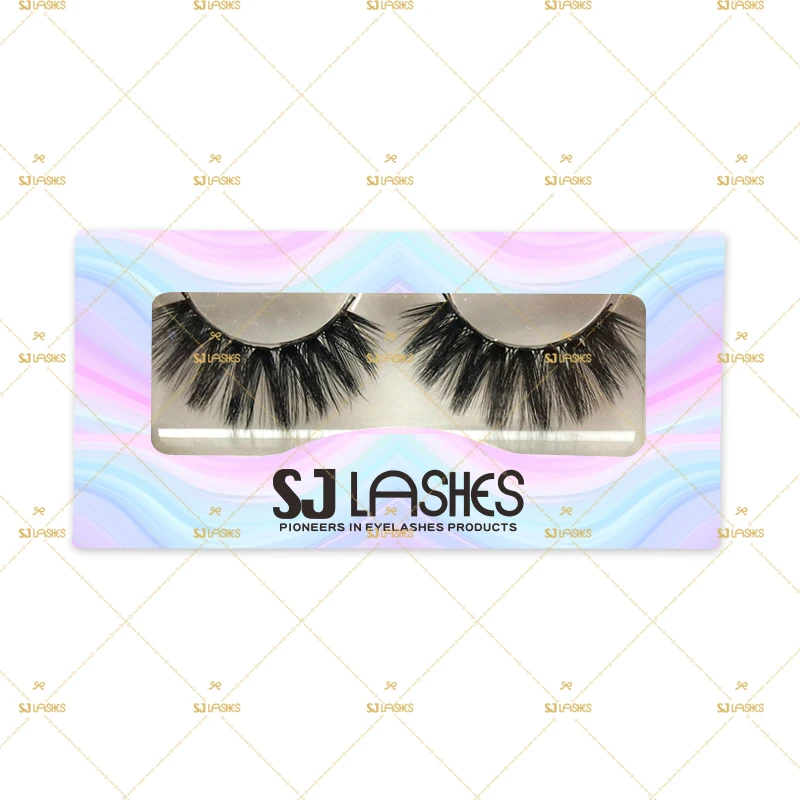 

Free Shipping Wholesale Mink Lahses Custom Eyelash Packaging Private Label Box With Own Brand For 3D Silk Lashes, Natural black