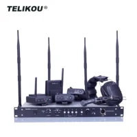 

TELIKOU MDS-400 2.4G Digital Full Duplex Four Channels wireless intercom system